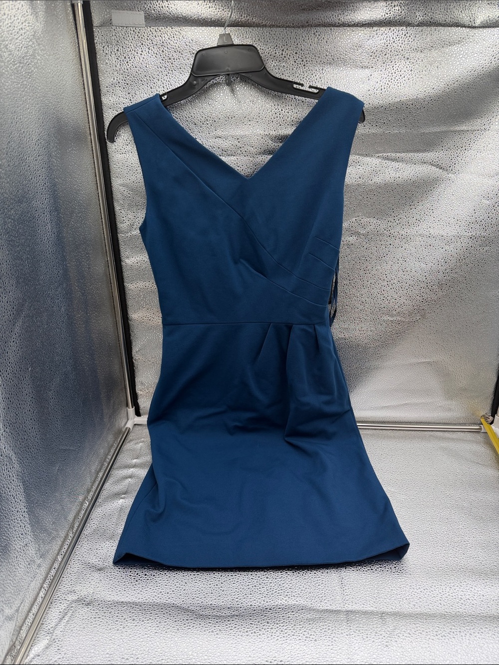 ANTONIO MELANI Navy V-Neck Sheath Dress